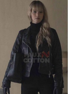 Red Sparrow Jennifer Lawrence Leather Jacket